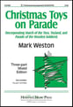 Christmas Toys on Parade Three-Part Mixed choral sheet music cover